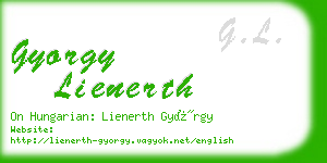 gyorgy lienerth business card